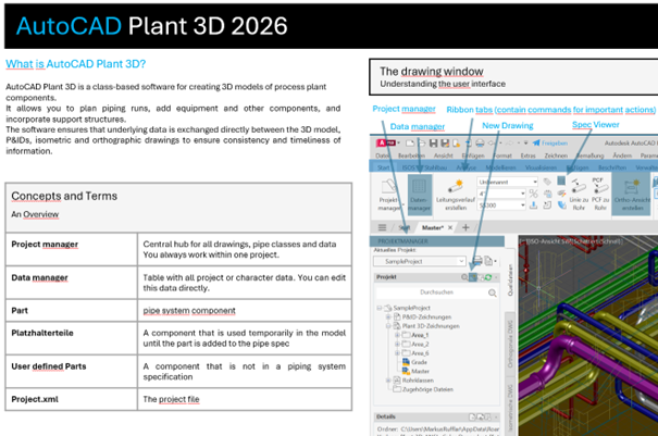 AutoCAD Plant3D 2026 cheatsheet AutoCAD Plant3D 2026 cheatsheet