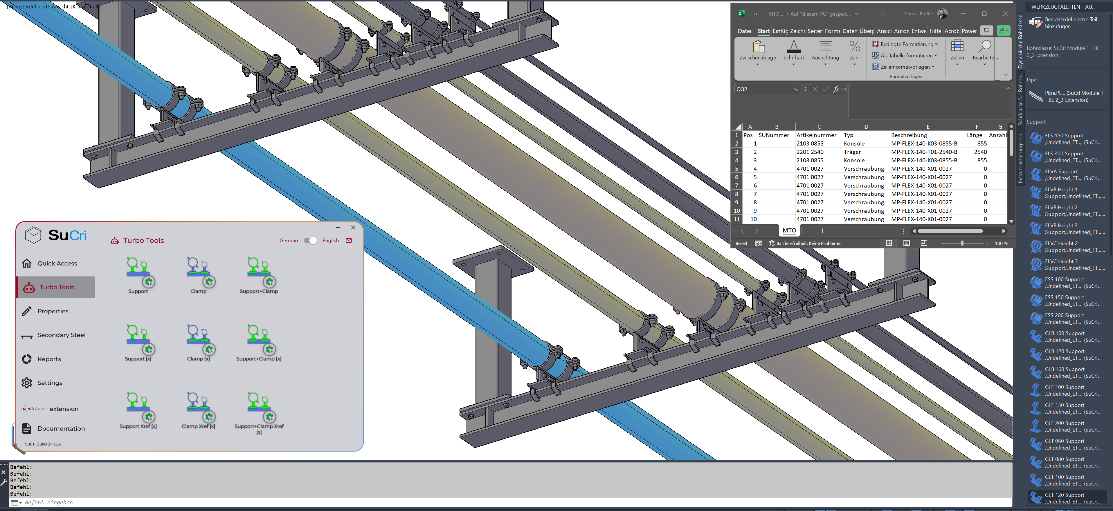 SuCri  Plant 3D-Stahlbau-Automatisierung | IntegaDesign