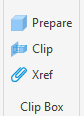 Clipping a model with a selectable clip box in AutoCAD