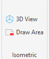 Ribbon with 3D View highlighted