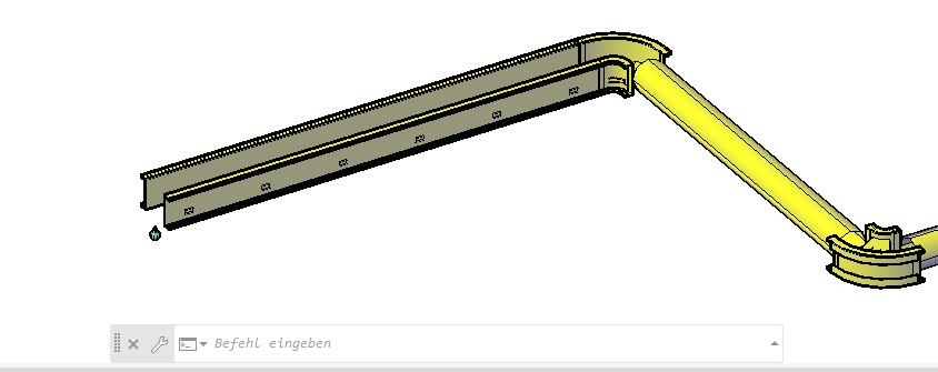 Beispiel runde Rohrleitung umgewandelt in Python-basiertes Bauteil