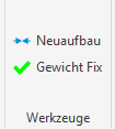 Screenshot der Werkzeugliste