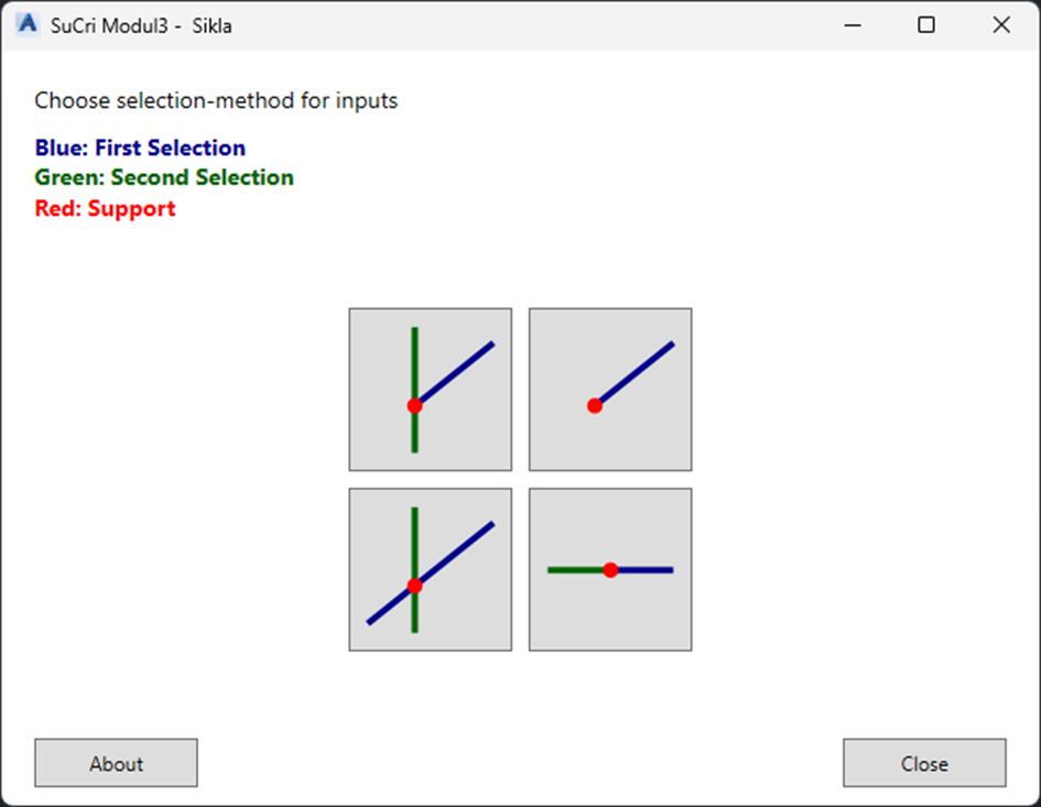 Hauptfenster SuCri Modul 3