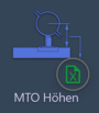 Aufruf der SuCri-Funktion MTO Höhen im Menueband SuCri-Funktion MTO Höhen in der Registerkarte SuCri, Modul 2, Schnellzugriff
