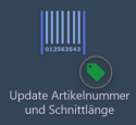 SuCri-Funktion Update Artikelnummer in der Registerkarte SuCri, Modul 3, Schnellzugriff
