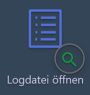 Calling the SuCri Open Logfile function in the ribbon SuCri Open Logfile function on the SuCri tab, Module 3, Quick Access