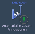 SuCri function Automatic Custom Annotation in the SuCri tab, Module 4, Drawings