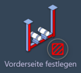 Aufruf der SuCri-Funktion Vorderseite festlegen im Menueband SuCri-Funktion Vorderseite festlegen in der Registerkarte SuCri, Modul 4, Zeichnungen