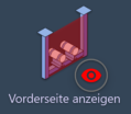 Aufruf der SuCri-Funktion Vorderseite anzeigen im Menueband SuCri-Funktion Vorderseite anzeigen in der Registerkarte SuCri, Modul 4, Zeichnungen