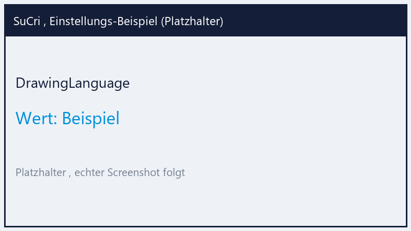 DrawingLanguage: Value Beispiel (Platzhalter)