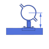 Icon of the Dimension view button