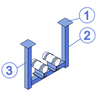 Icon of the Annotate view with ortho annotations button